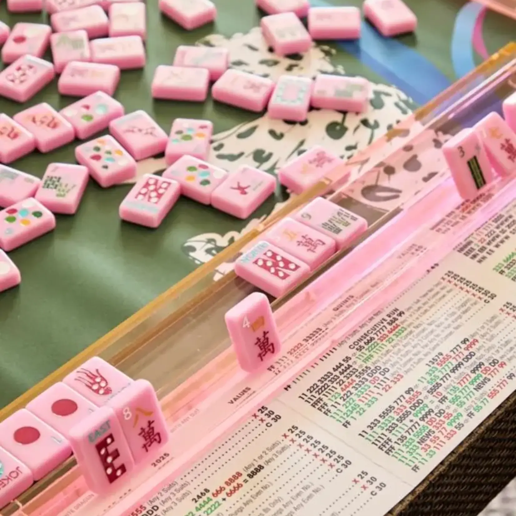 Bespoke Mahjong The Ultimate Rack - HIGHLIGHTER PINK