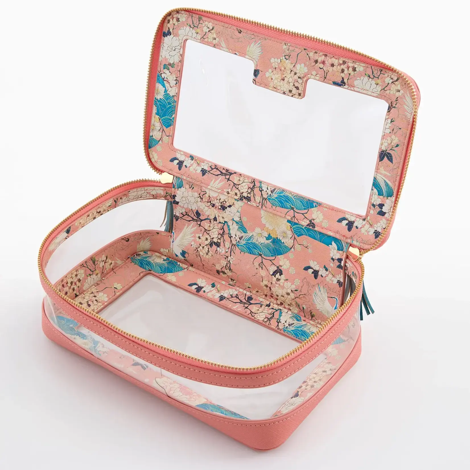 Oh My Mahjong Coral Tile Storage Bag