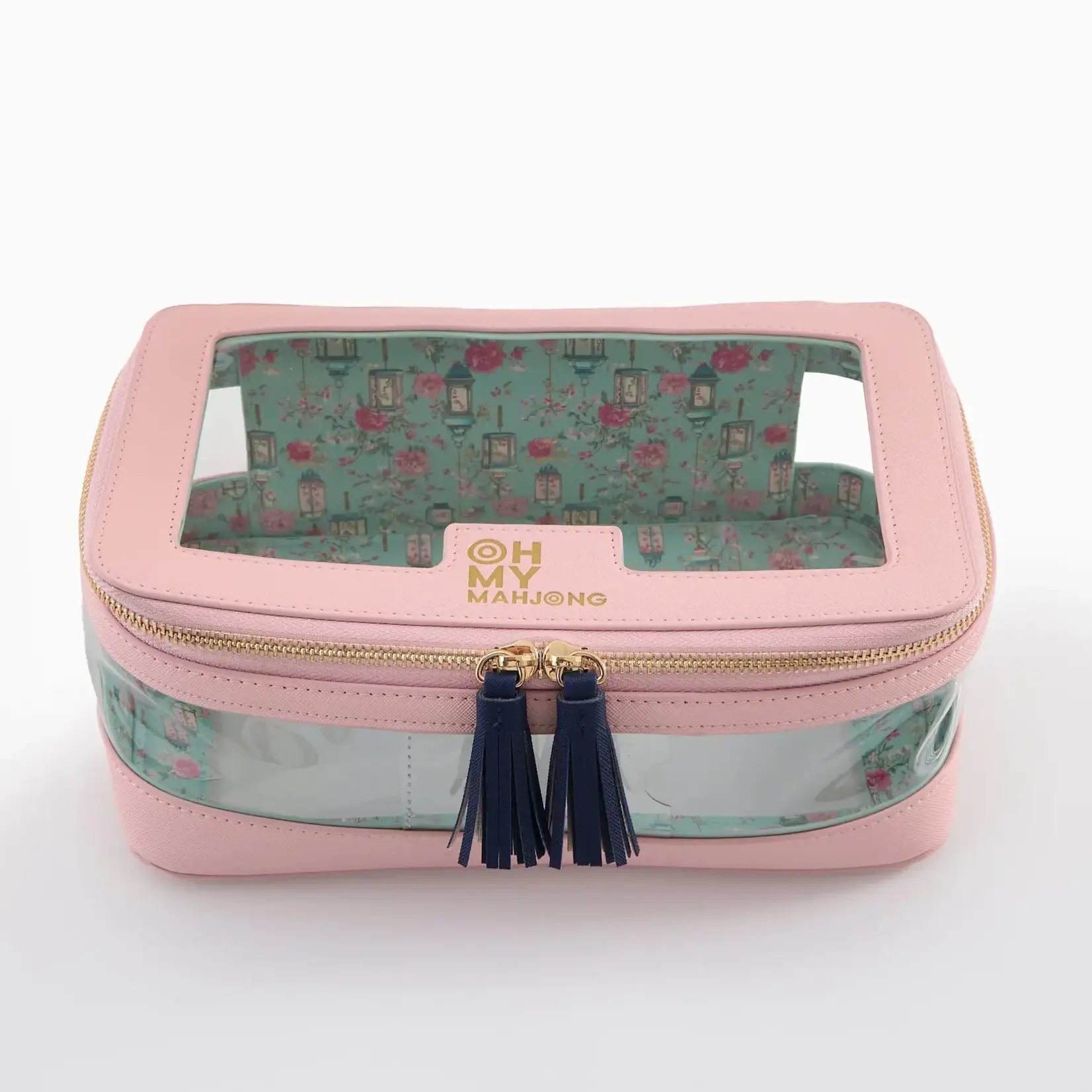Oh My Mahjong Light Pink Tile Storage Bag
