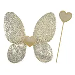 Speedy Monkey Phoebe wings + wand - Costume Accessory for Kids - Carnival & Festive Use