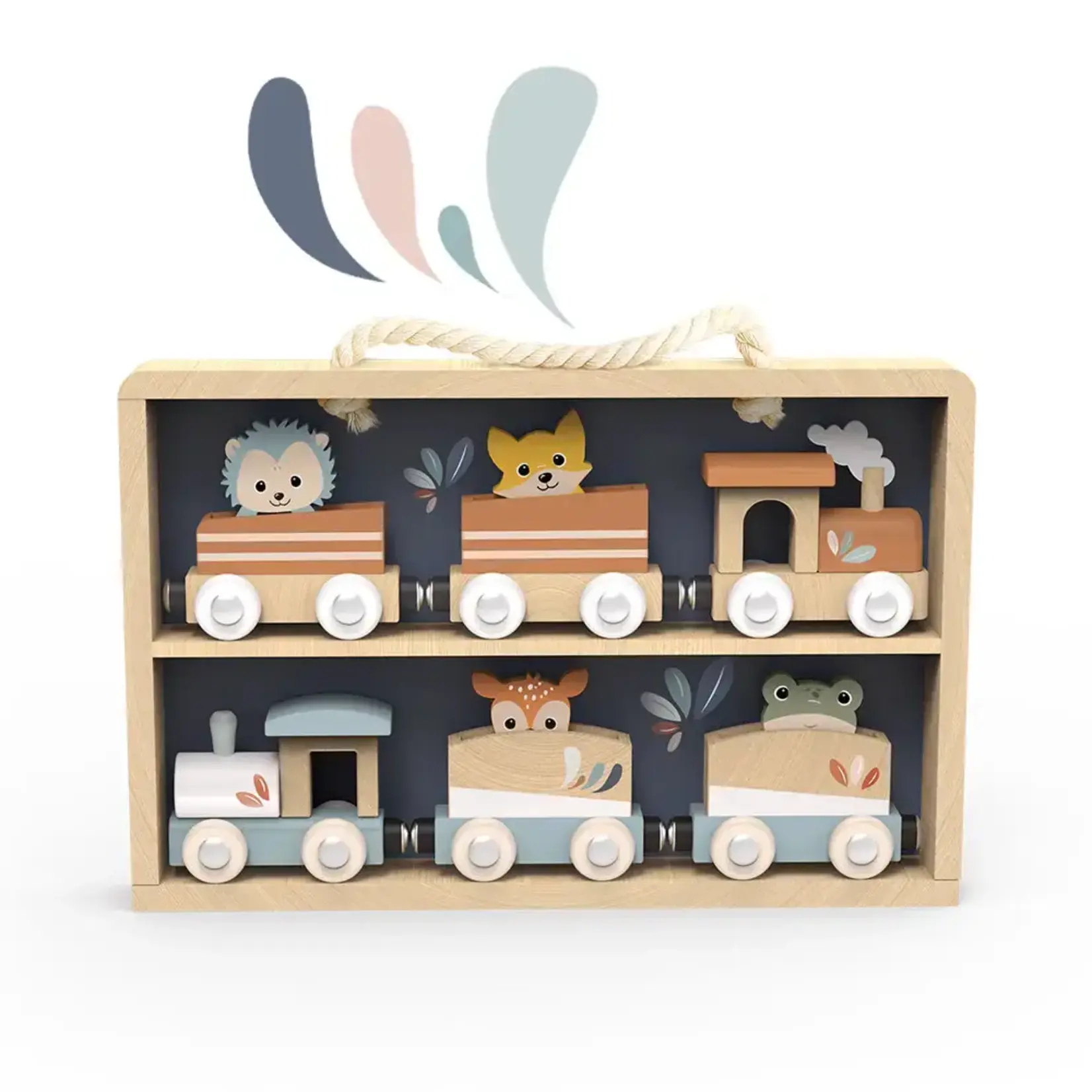 Speedy Monkey Train Set Display Case