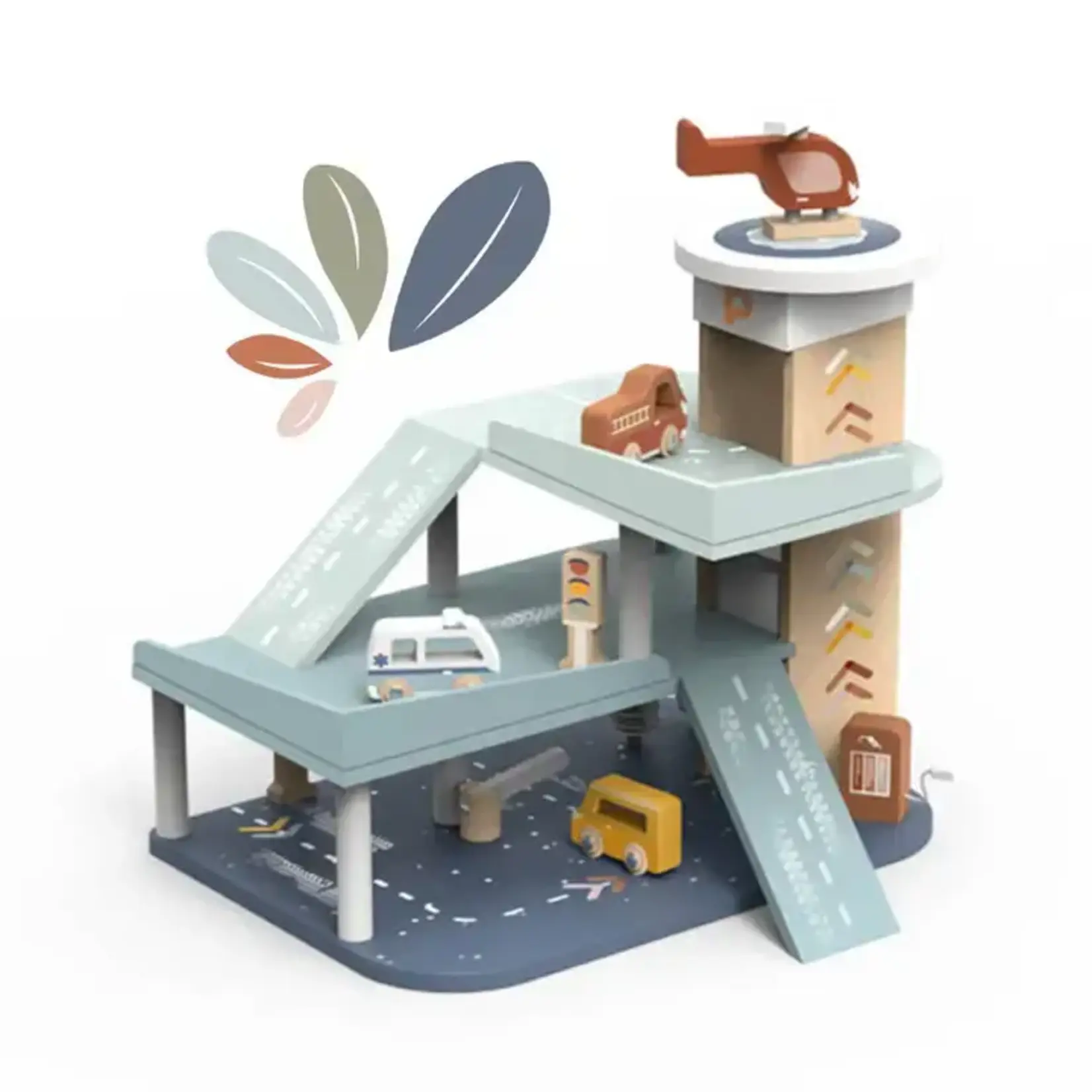 Speedy Monkey Garage Playset