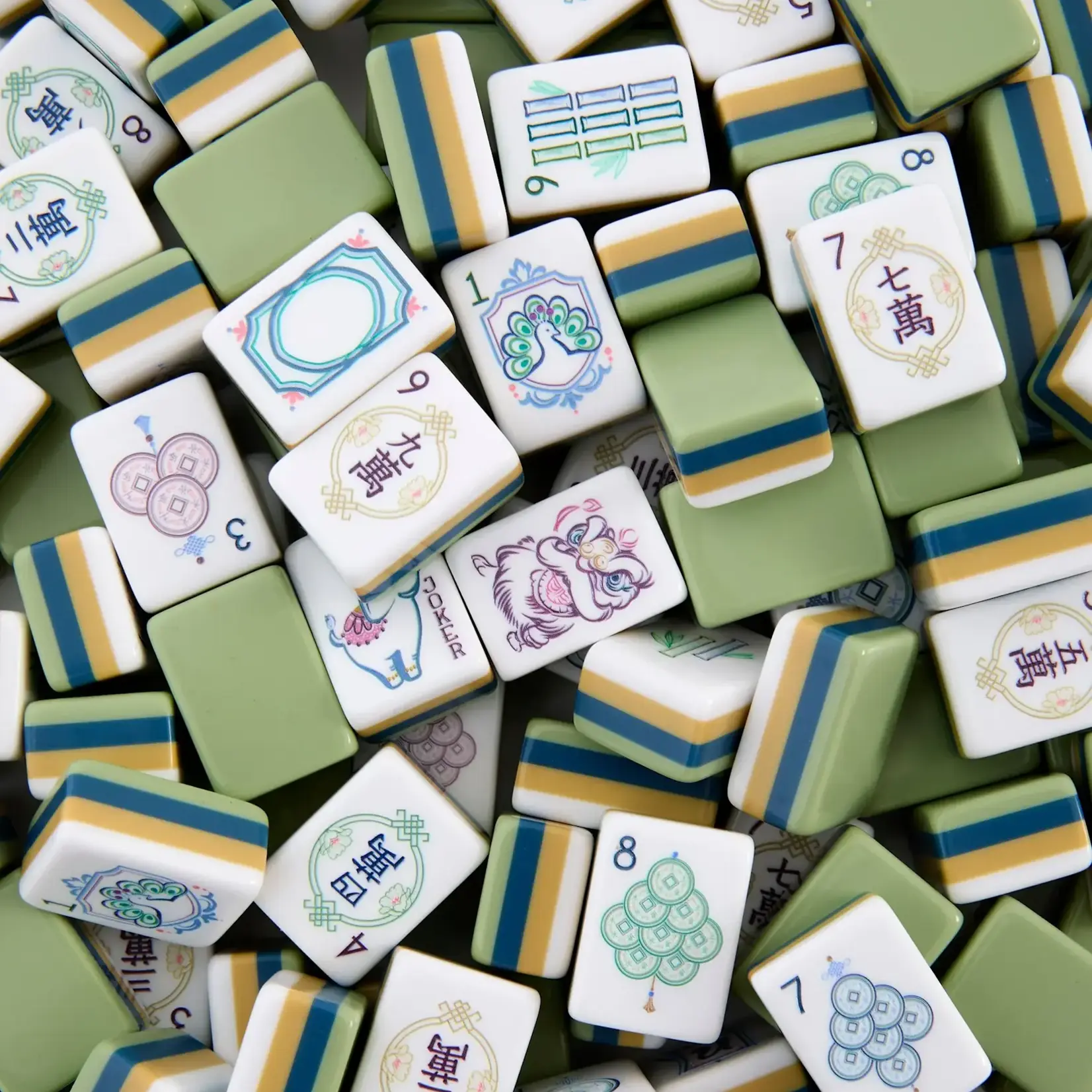 Oh My Mahjong Willow Mahjong Tiles
