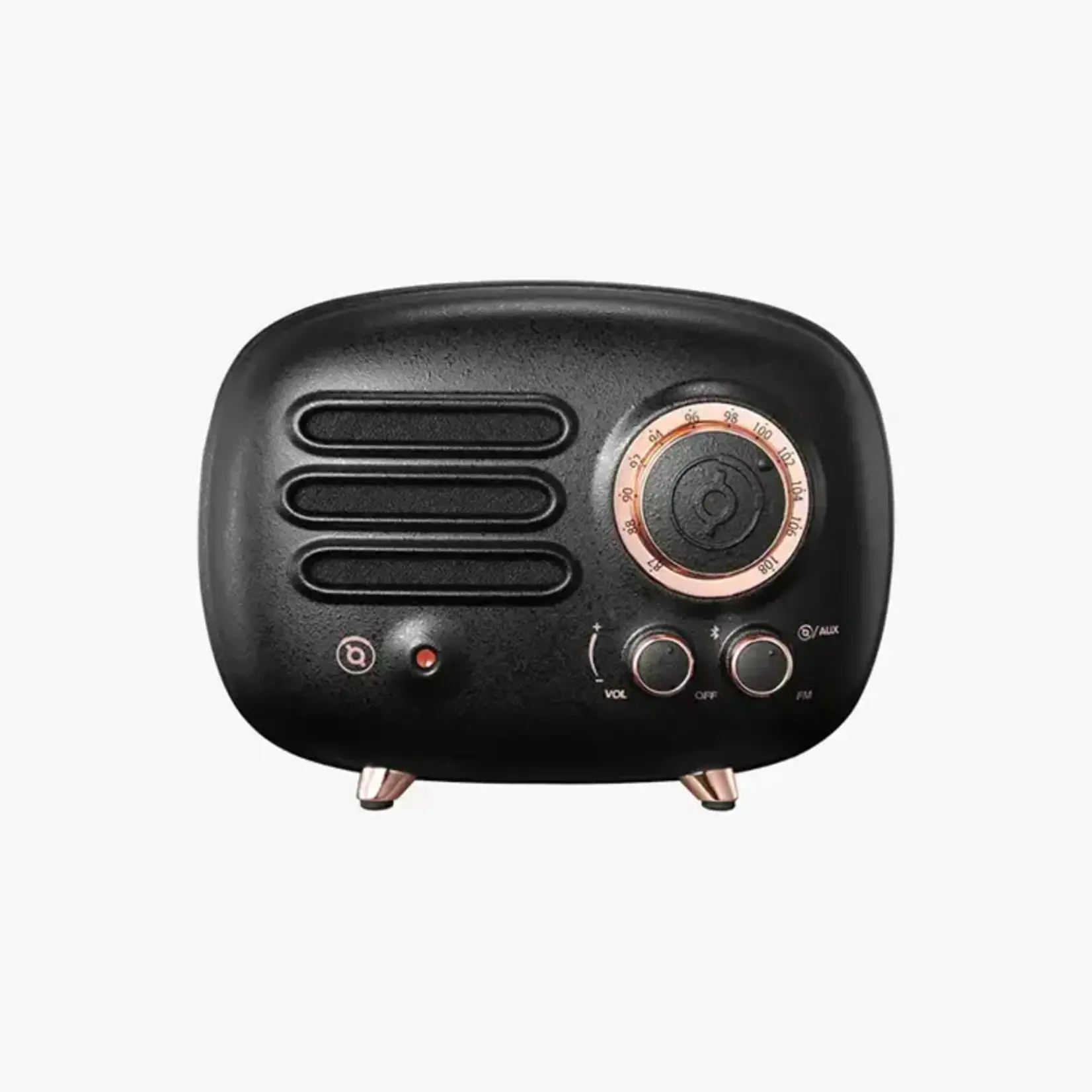 Muzen Muzen Knight Black Portable Fm Radio & Bluetooth Speaker   Black