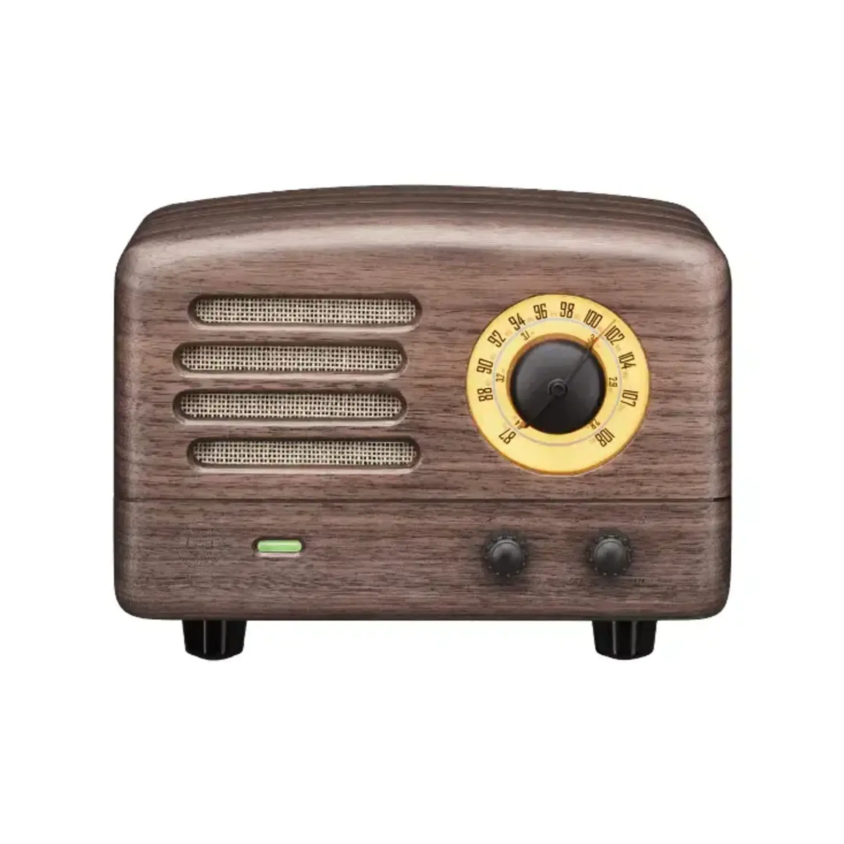 Muzen Muzen Otr Wood and Utopia Retro Portable Fm Radio Bluetooth   Walnutwood, Utopia Wood