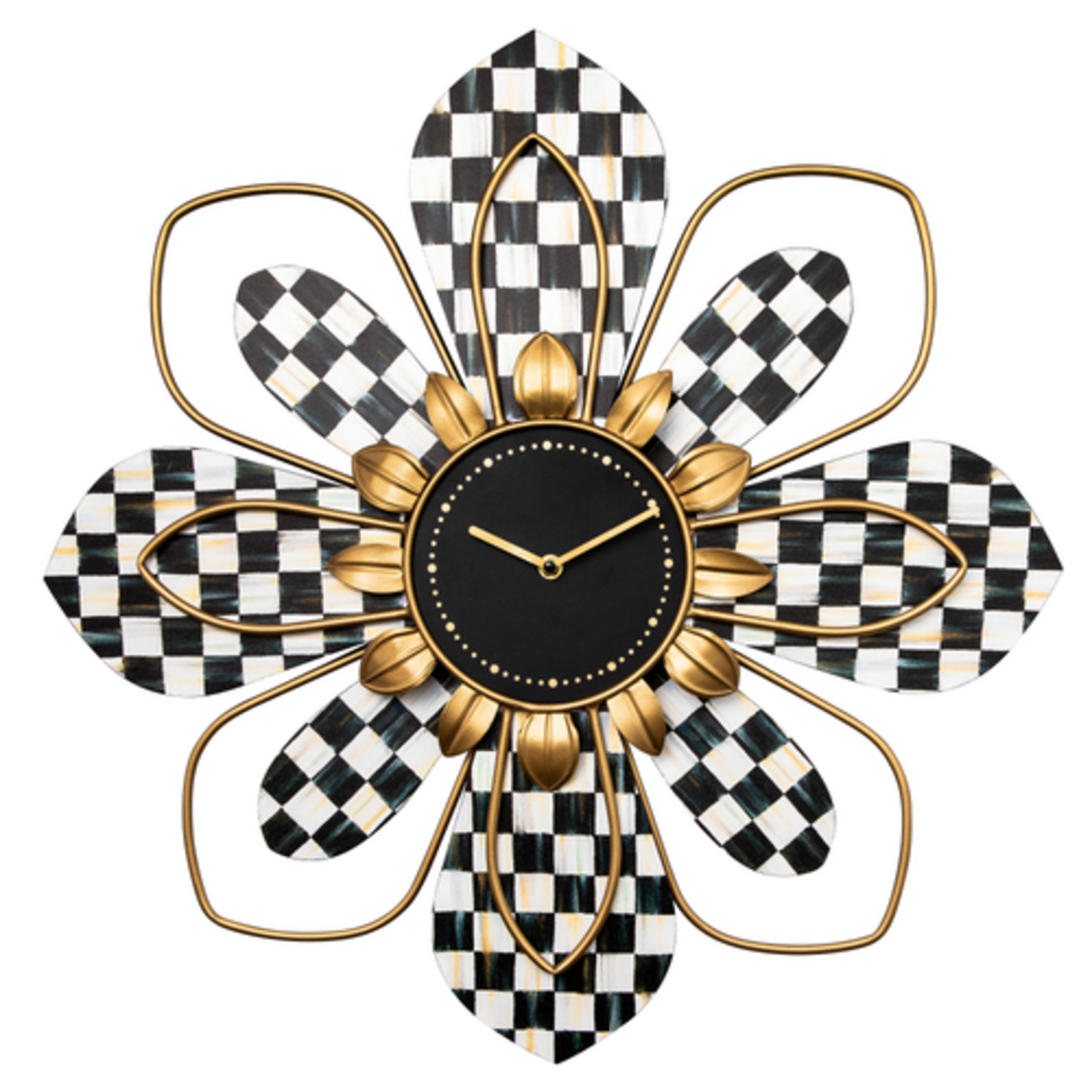 MacKenzie-Childs blooming wall clock