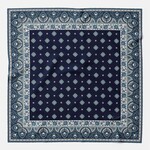 Elizabetta Made in Italy USA Savino - Silk Pocket Square - Navy