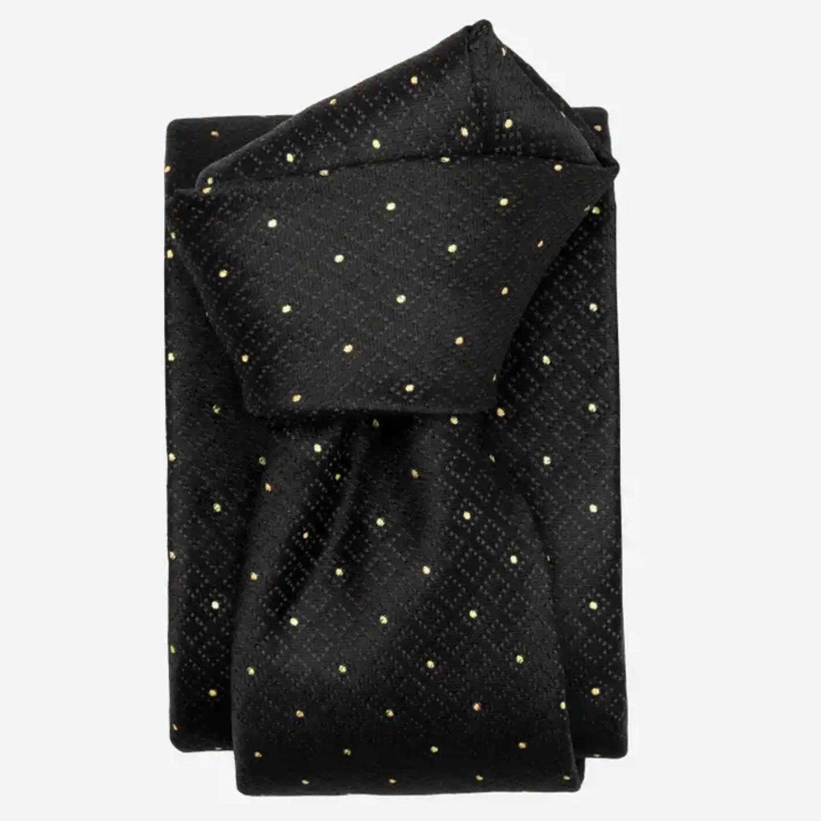 Martini - Silk Jacquard Tie - Black & Gold