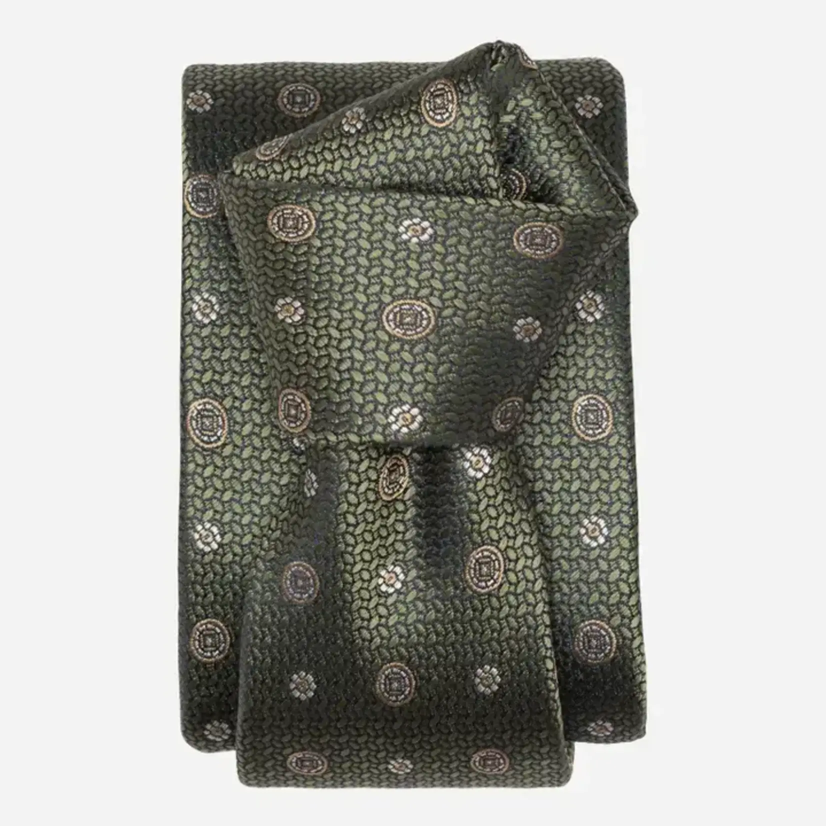Benelli - Silk Jacquard Tie - Sage Green