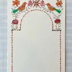 Parcel Folk Art Bird Frame