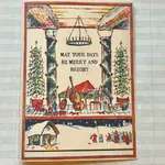 Parcel A Merry Little Scene Holiday Greeting Card