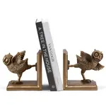 SPI Home & Garden Karate Masters Owl Bookends