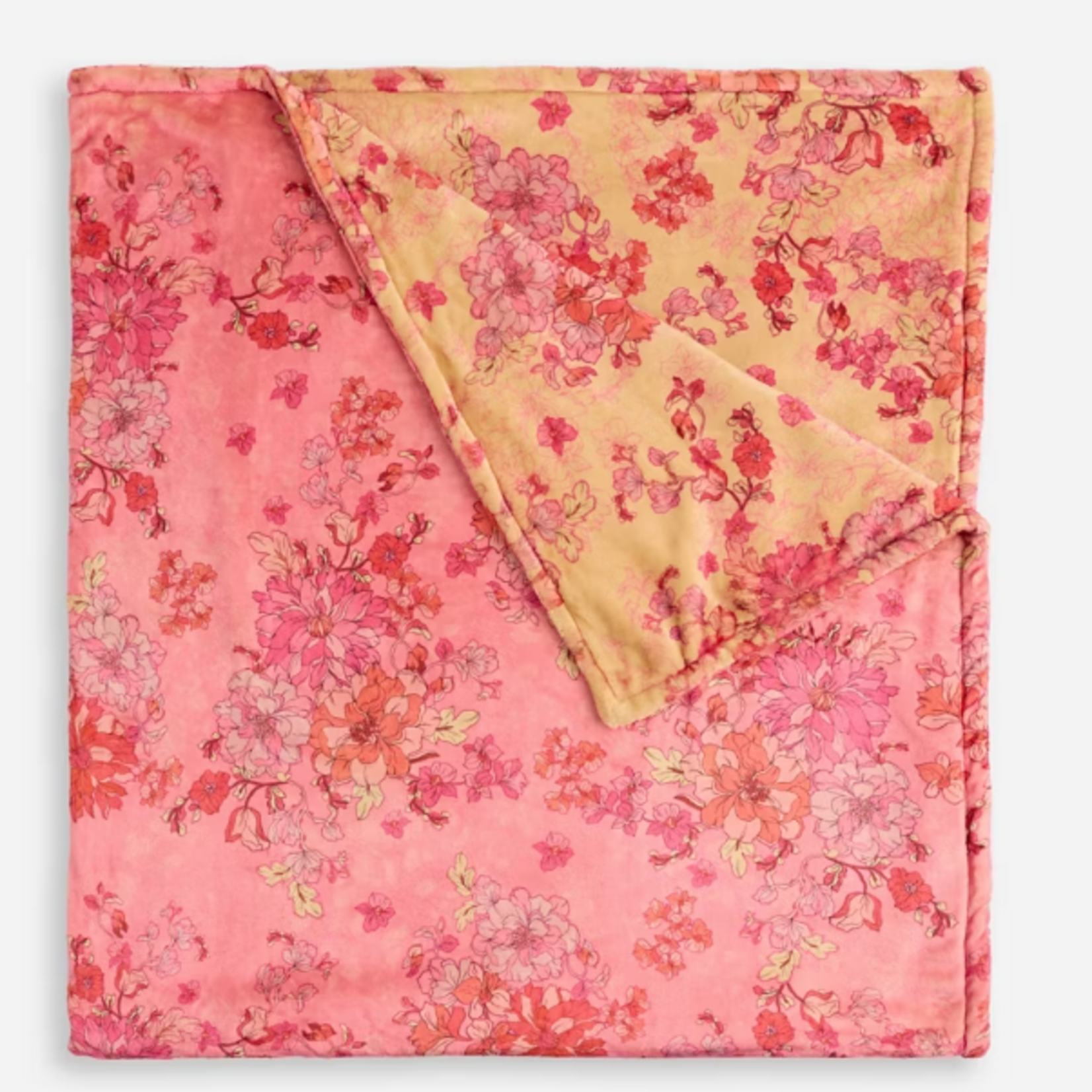 Johnny Was LAUREL CANYON COZY BLANKET - BCA LOBELIA