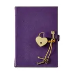 Graphic Image Inc. Heart Lock Diary-Purple