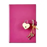 Graphic Image Inc. Heart Lock Diary-Pink