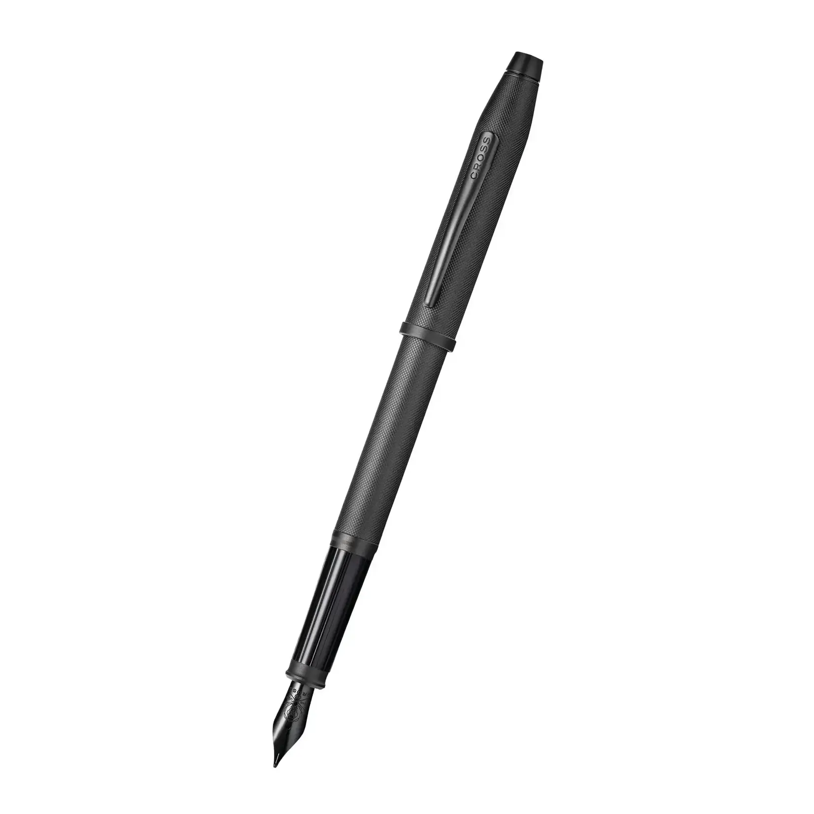 A. T. Cross Century® II Black PVD Micro-knurl Medium Nib Fountain Pen