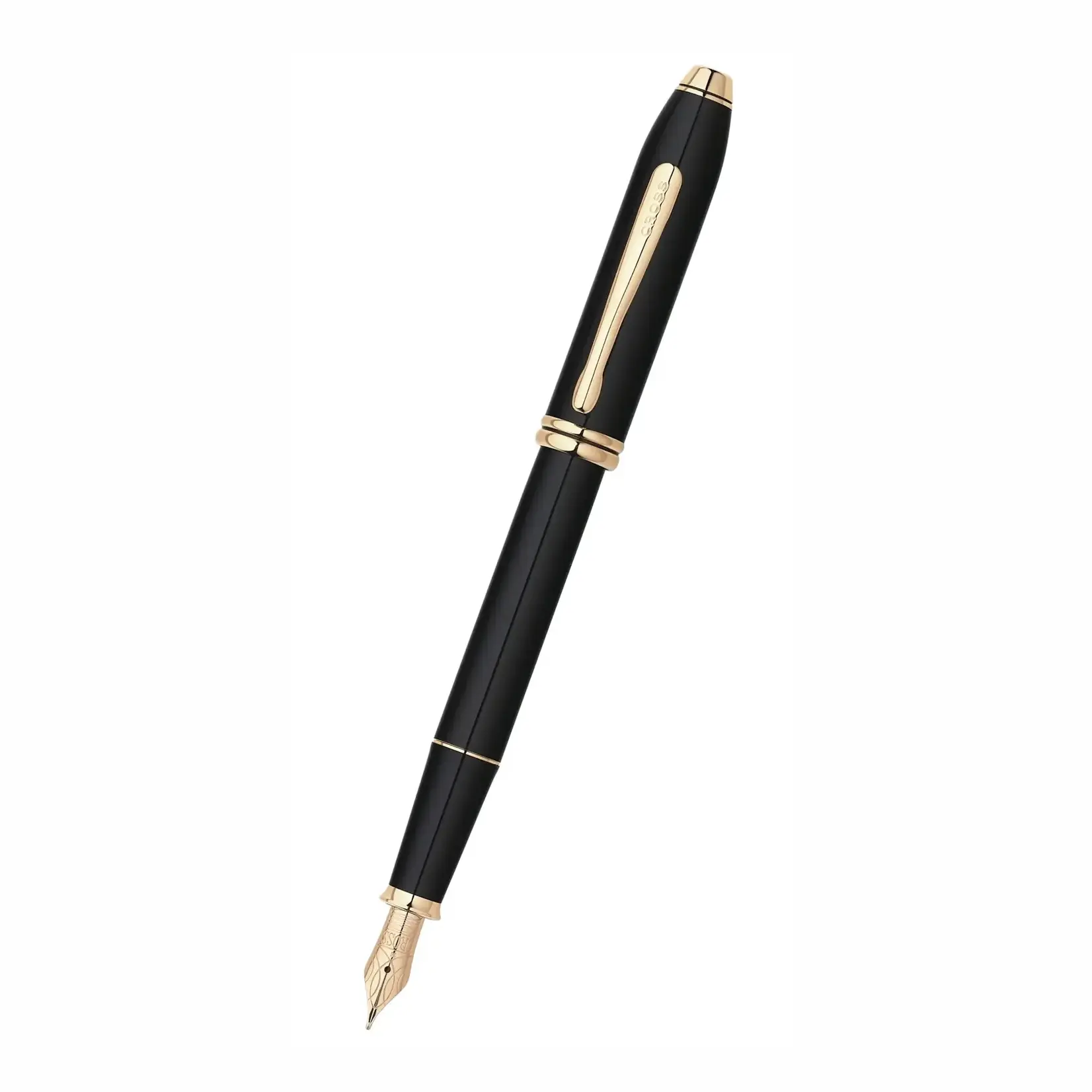A. T. Cross Townsend® Black Lacquer with 23KT