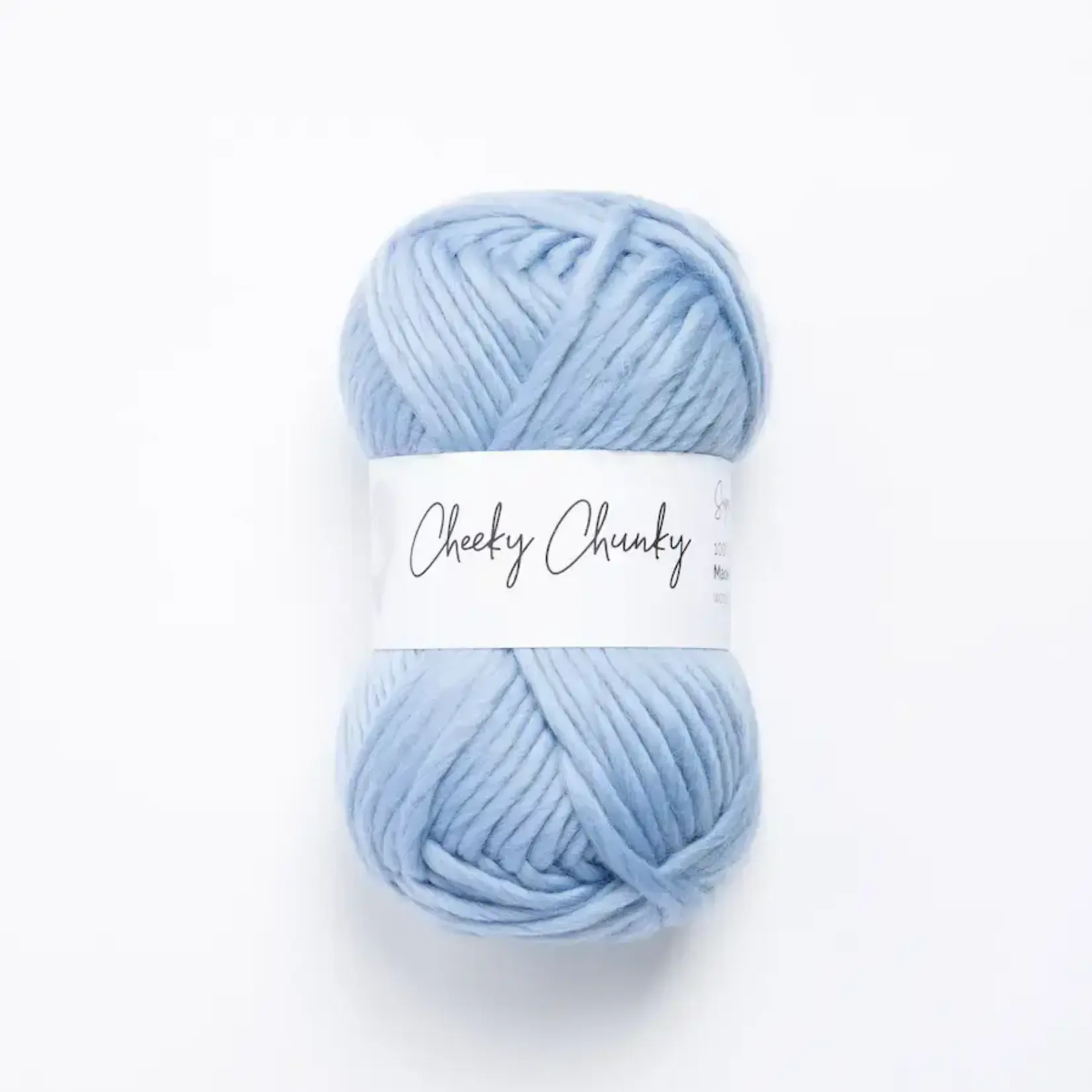 Wool Couture Company Cheeky Chunky Yarn 100g Ball-Baby Blue