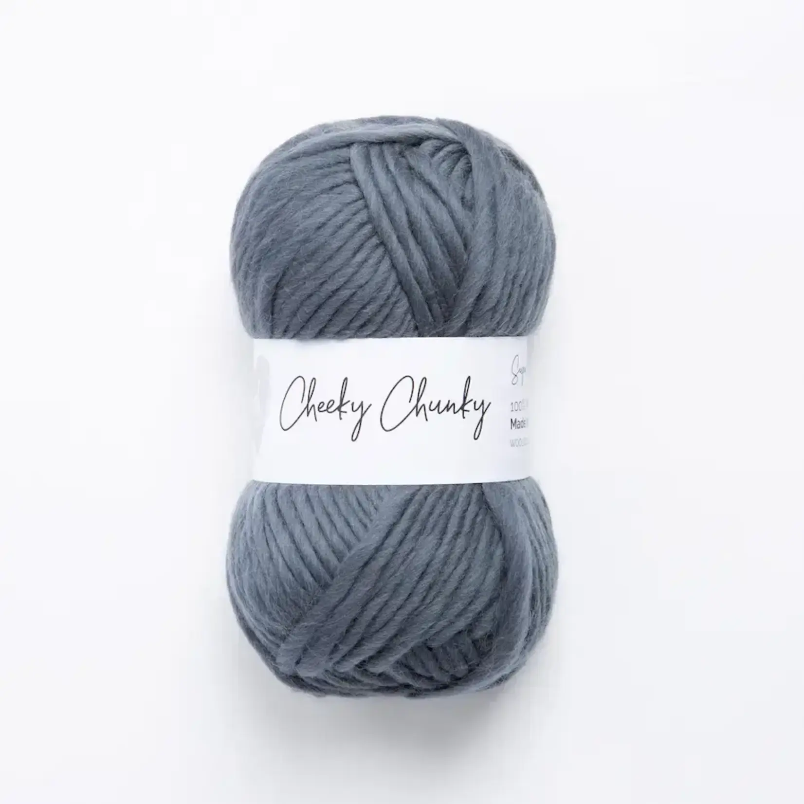 Cheeky Chunky Yarn 100g Ball  Granite Grey