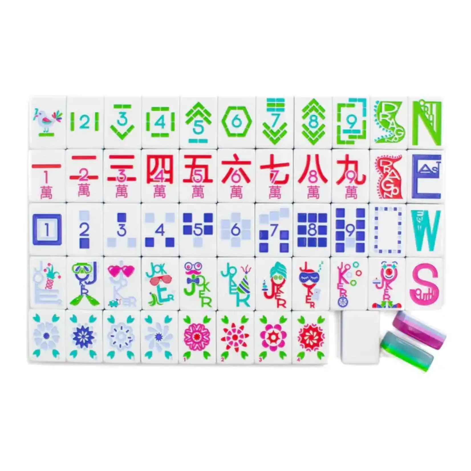 My Fair Mahjong Cotton Candy Pink Petite Play Series Something to Say Mahjong Tiles