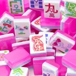 My Fair Mahjong Cotton Candy Pink Petite Play Series Something to Say Mahjong Tiles