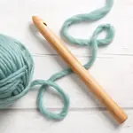 wool Wooden Crochet Hooks   12mm
