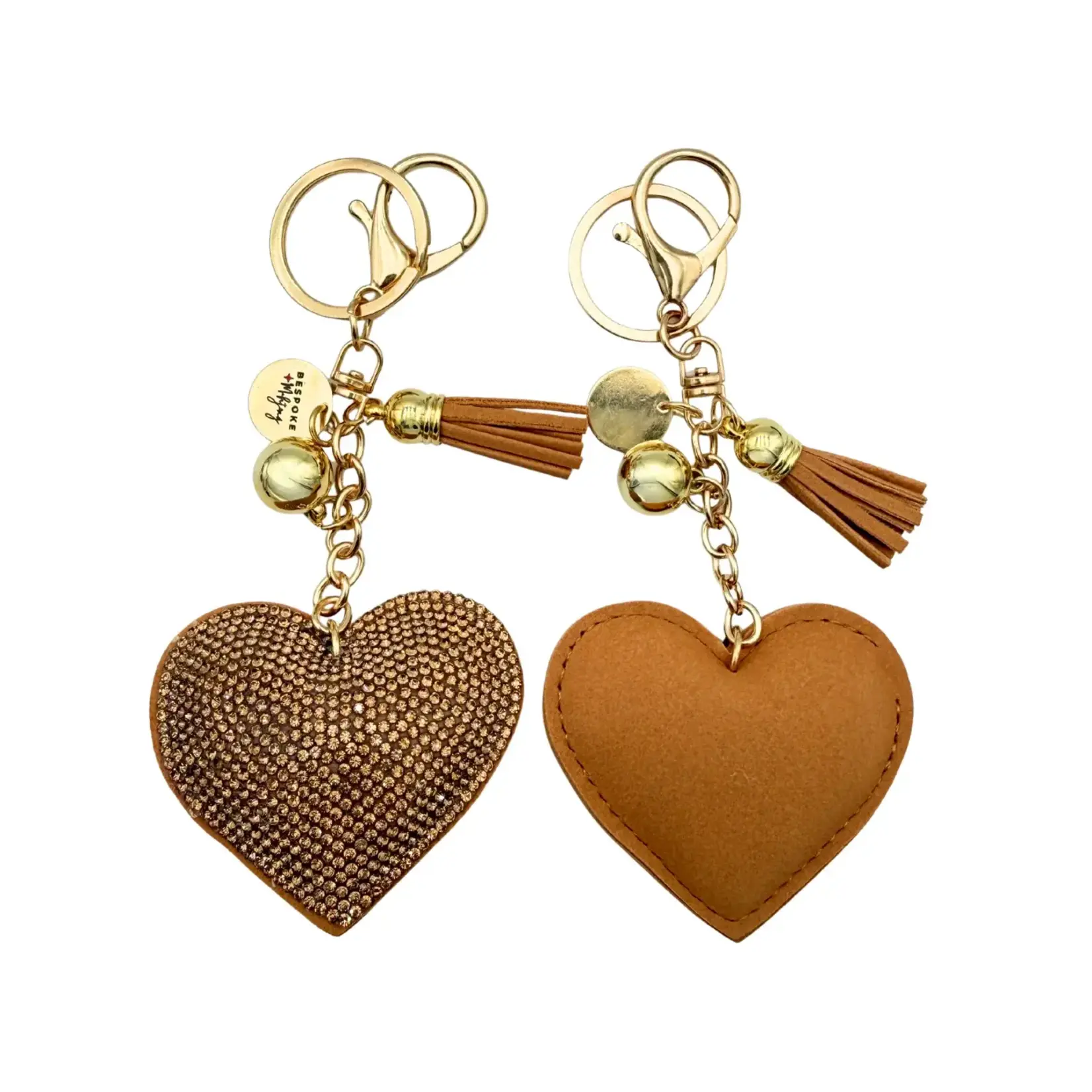 Bespoke Mahjong Heart Charm - Bronze