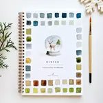 emily lex studio Winter Watercolor Workbook P