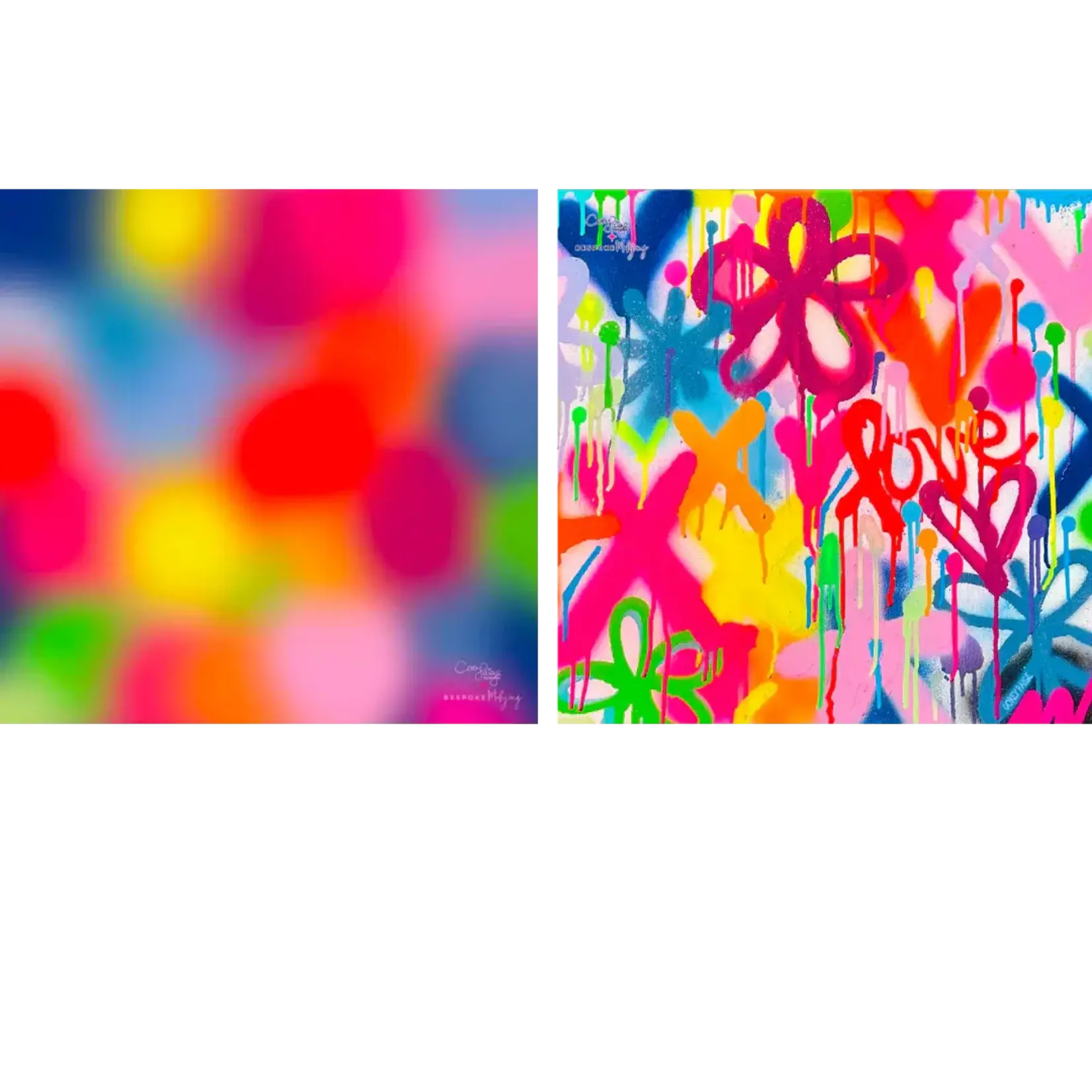 Bespoke Mahjong Double the Fun/Bespoke x Corey Paige - GRAFFITI STREET STYLE MAT