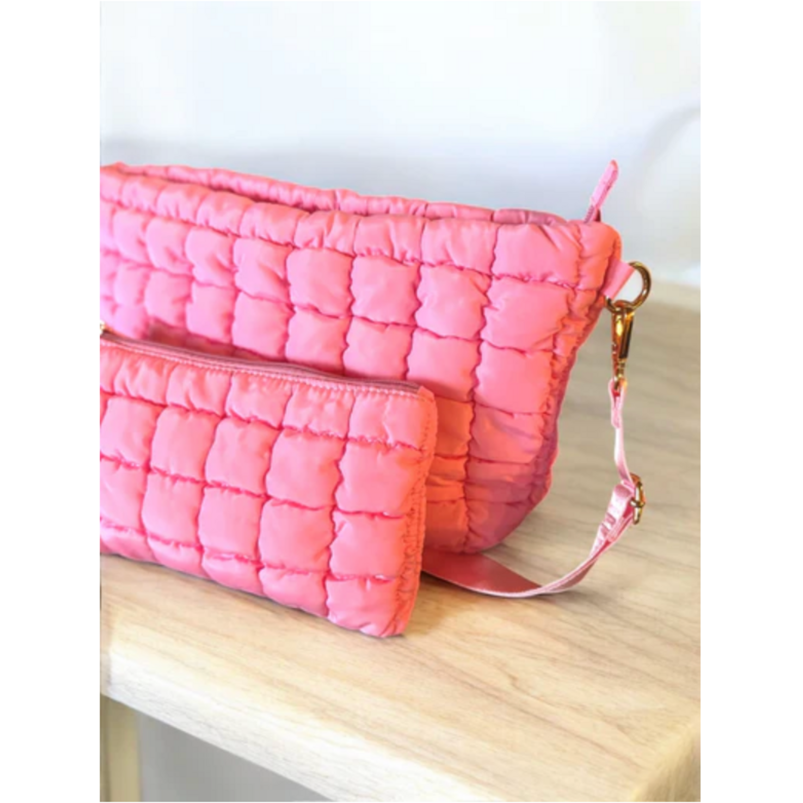 Peace Love Mahjong Crossbody Travel Set Bag & Tile Pouch