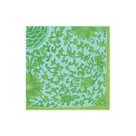 Caspari Indigo Garden Jade/Turquoise Cocktail Napkin - package of 20