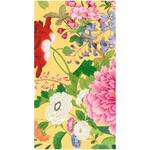 Caspari A Profusion Of Flowers 2 Yellow Guest Towel - package of 15