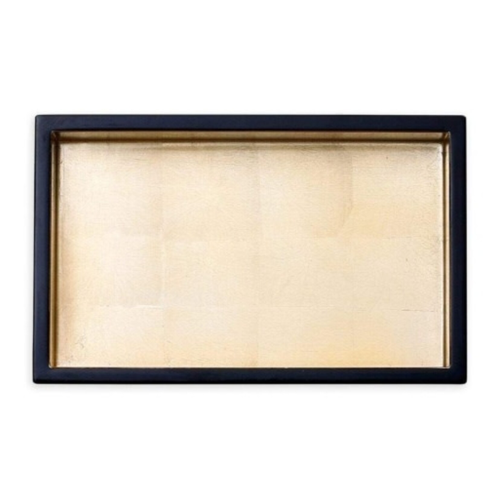 Caspari Black With Gold-Lacquer Holder Ttop Lacquer Guest