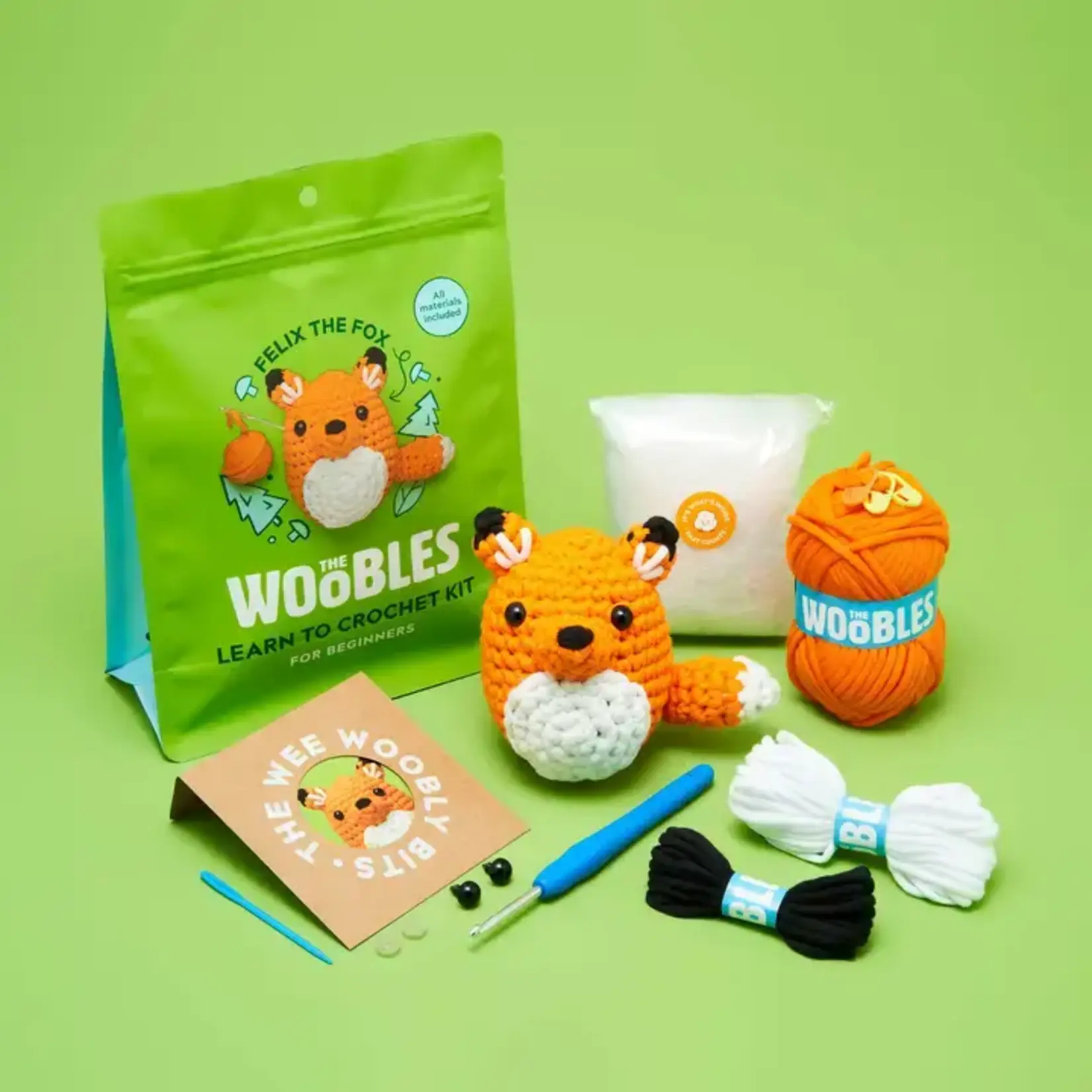 The Woobles Felix the Fox Beginner Crochet Kit