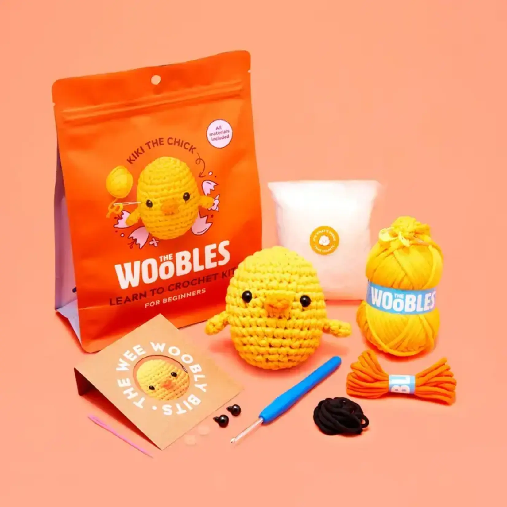 The Woobles Kiki the Chick Beginner Crochet Kit