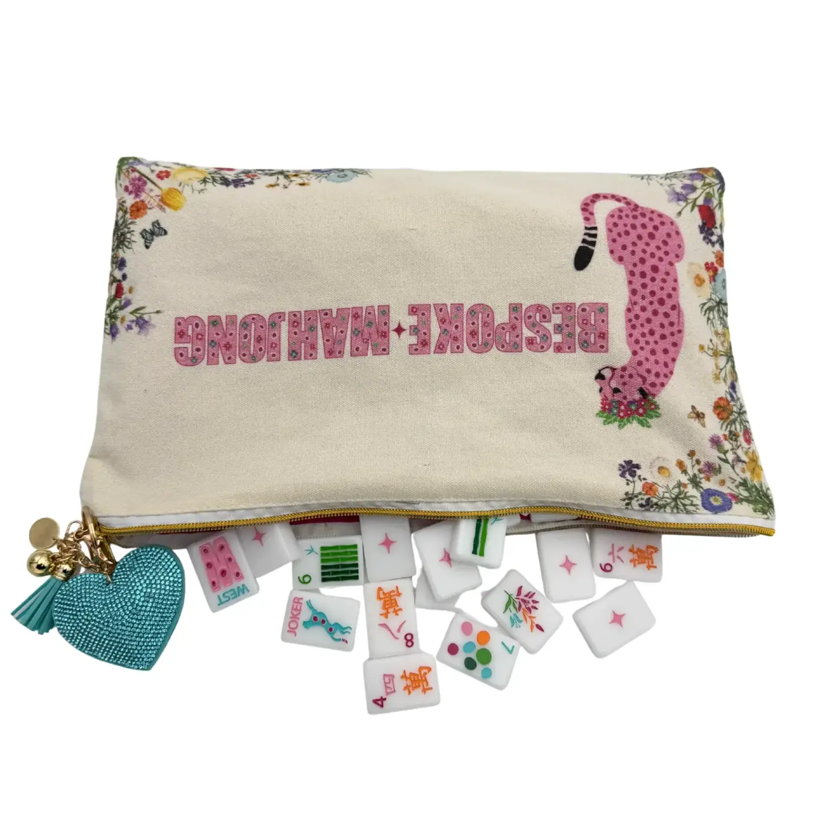 Bespoke Mahjong Springtime Safari Tile Bag - Traditional Size