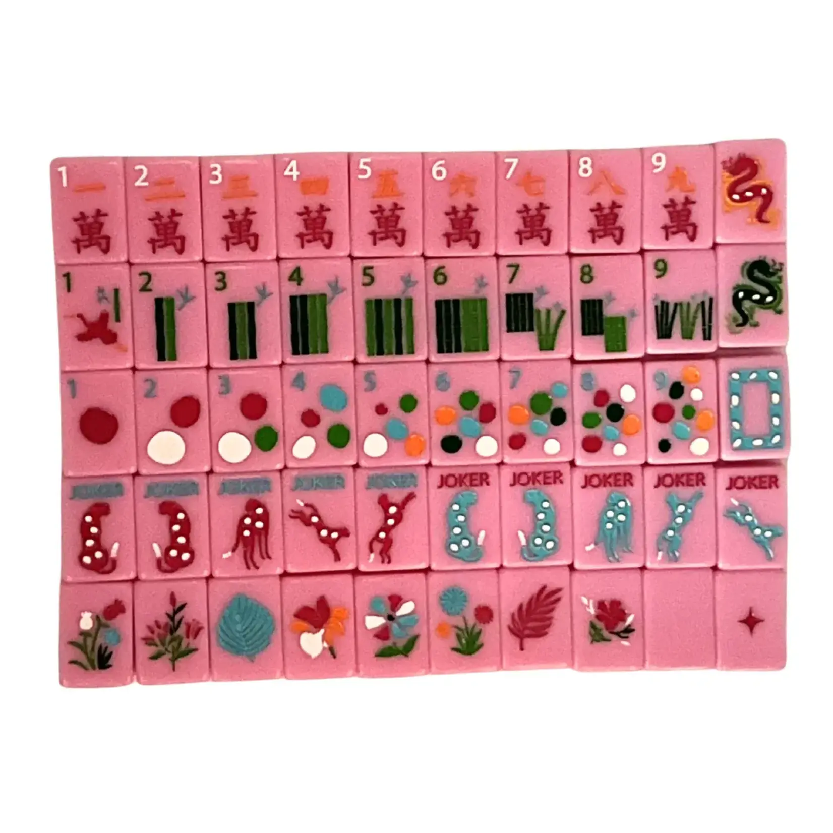 Bespoke Mahjong Springtime Safari - PETAL PINK