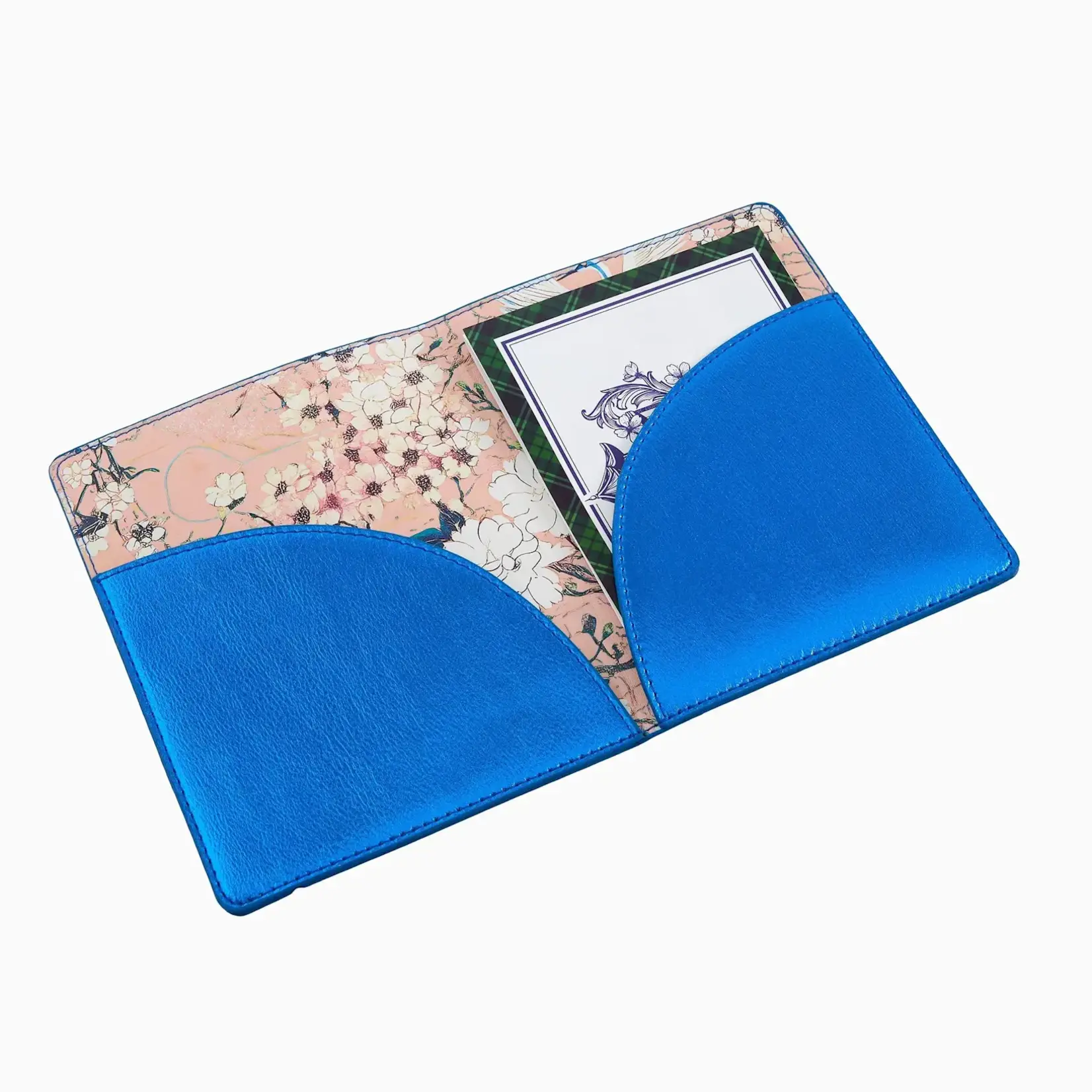 Oh My Mahjong Metallic Blue Mahjong Card Folio