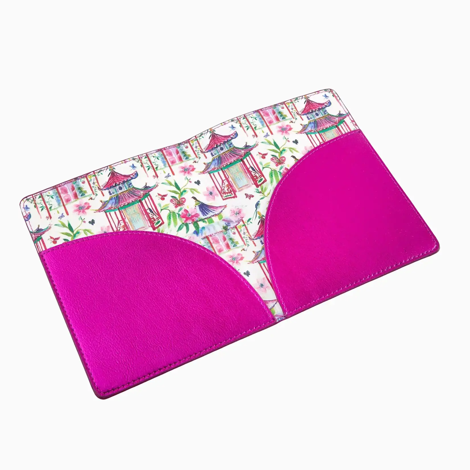 Oh My Mahjong Metallic Hot Pink Mahjong Card Folio