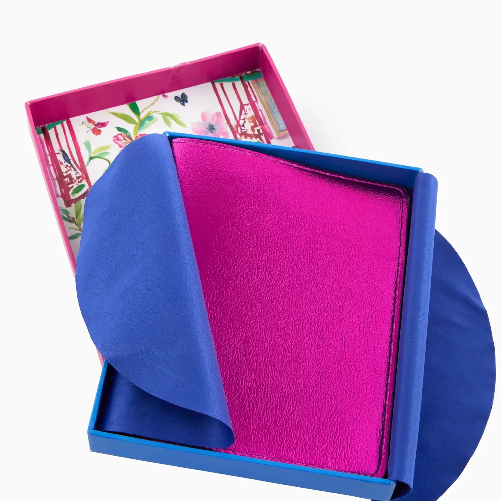 Oh My Mahjong Metallic Hot Pink Mahjong Card Folio
