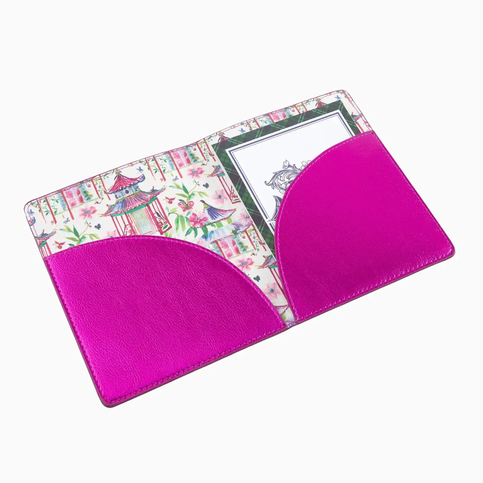Oh My Mahjong Metallic Hot Pink Mahjong Card Folio