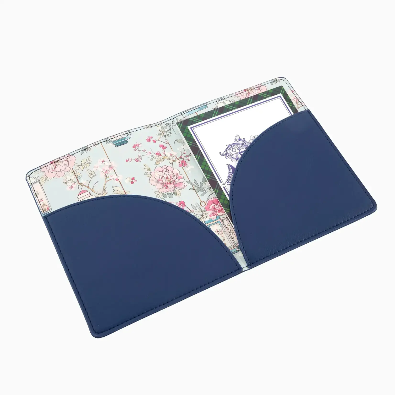 Oh My Mahjong Navy Blue Mahjong Card Folio