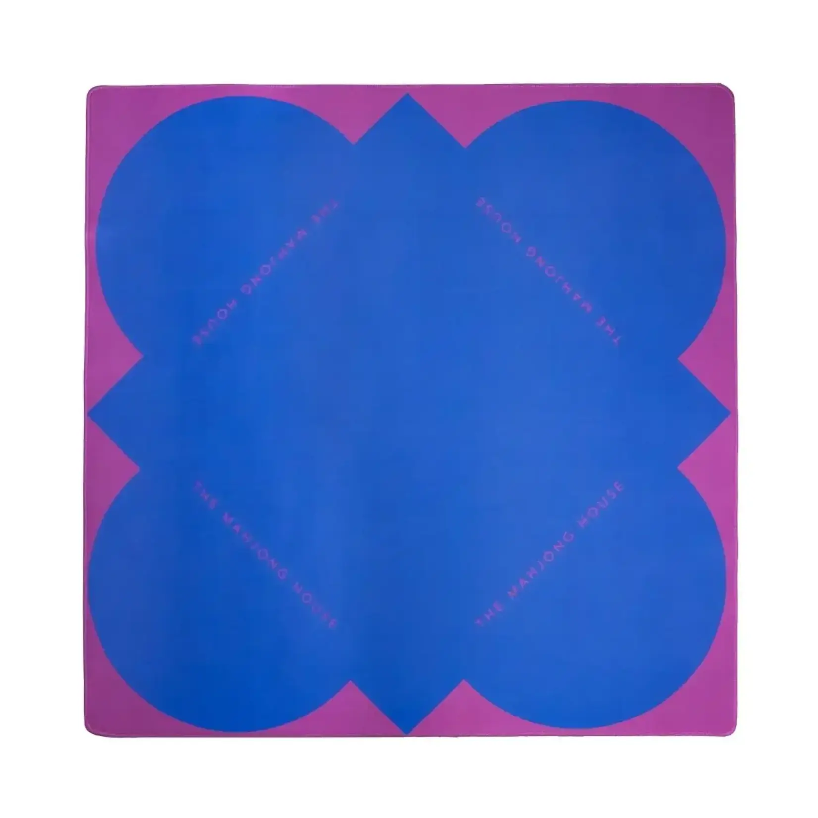 The Mahjong House Amethyst Table Double-Sided Travel Mahjong Mat