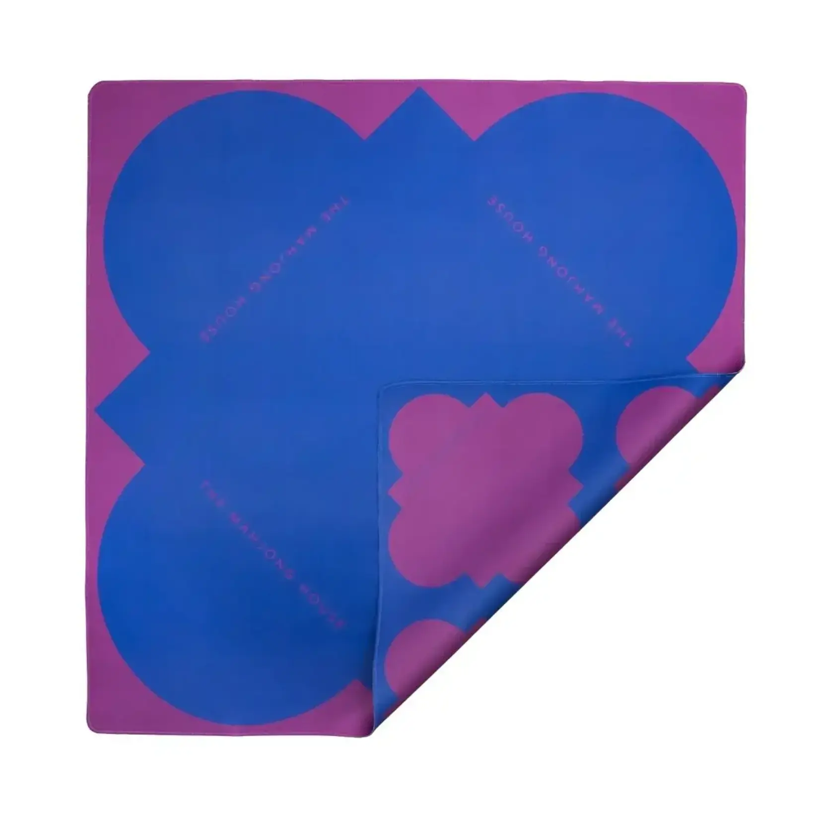 The Mahjong House Amethyst Table Double-Sided Travel Mahjong Mat