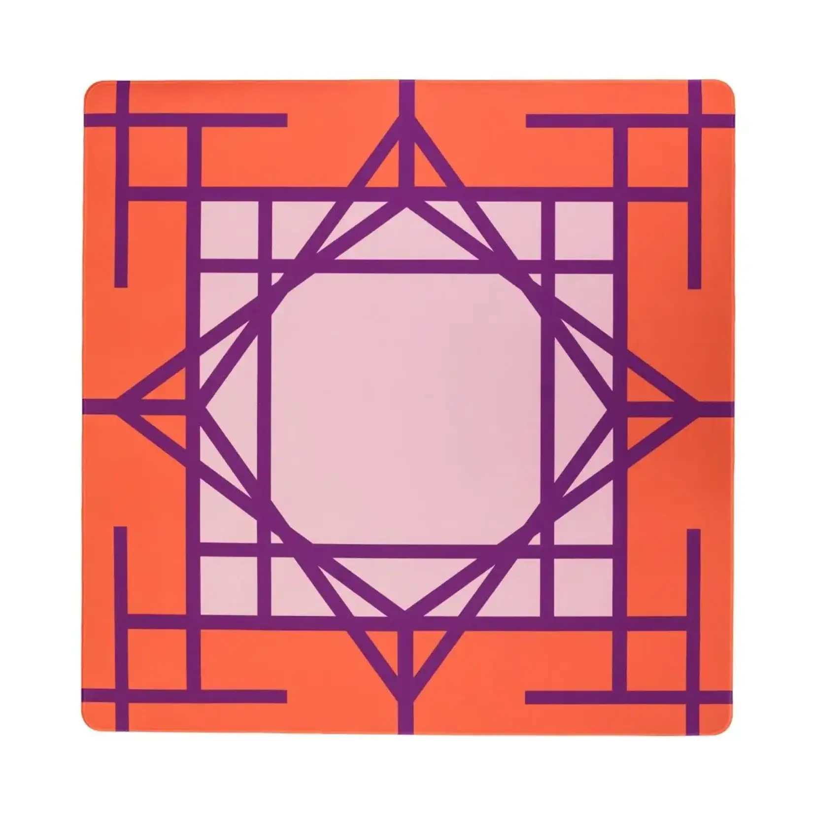 The Mahjong House Plum Garden Double-Sided Travel Mahjong Mat