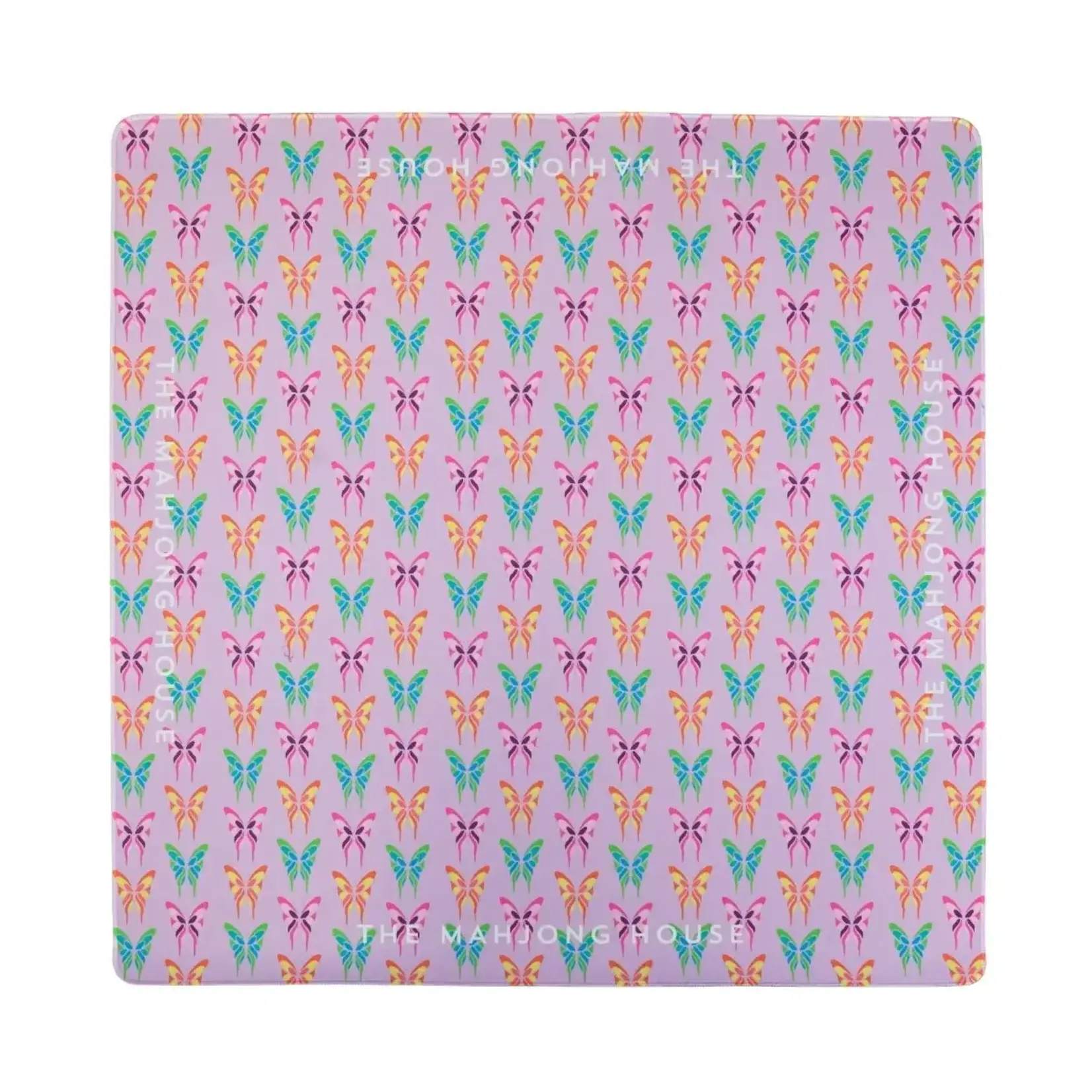The Mahjong House Plum Garden Double-Sided Travel Mahjong Mat