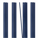 Bam Bird Boutique Indigo Wooden Mahjong Rack & Pusher Set