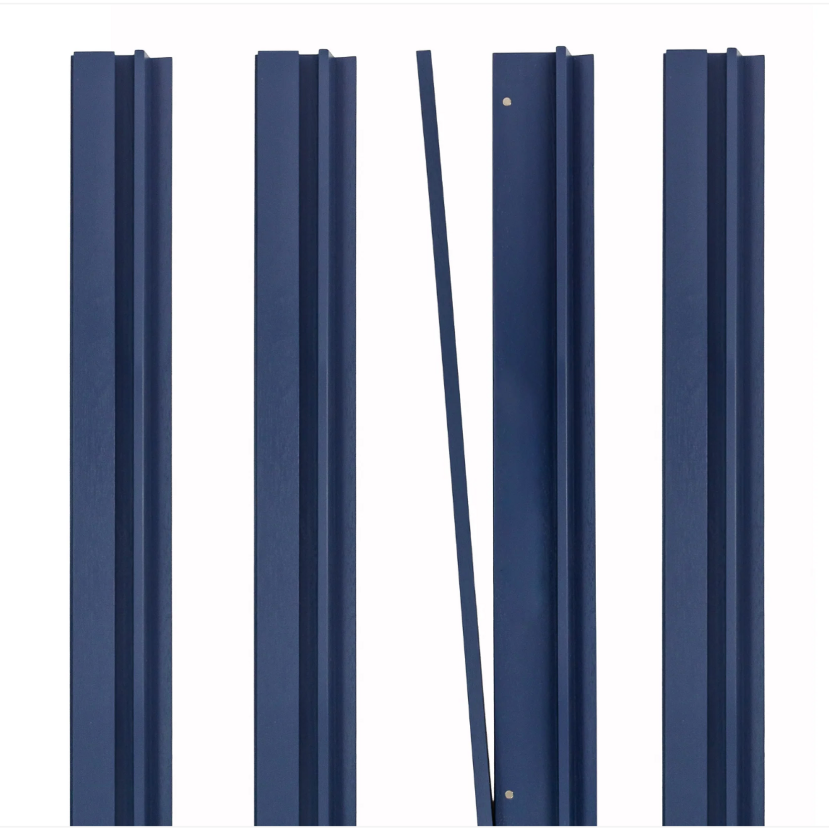 Bam Bird Boutique Indigo Wooden Mahjong Rack & Pusher Set