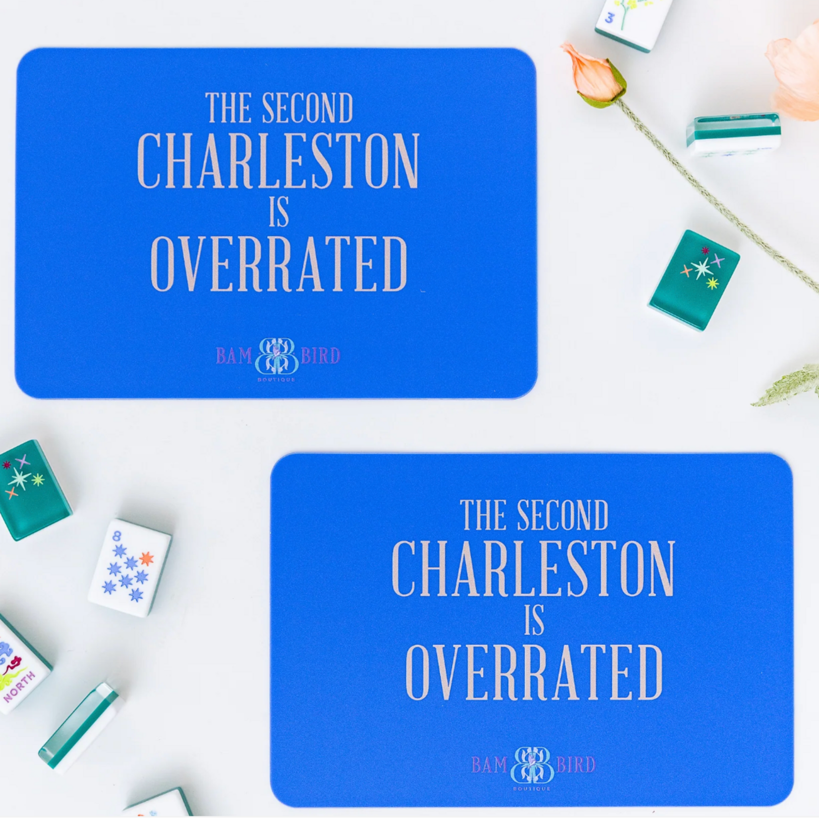 Bam Bird Boutique Periwinkle- THE SECOND CHARLESTON IS OVERRATED Shufflers