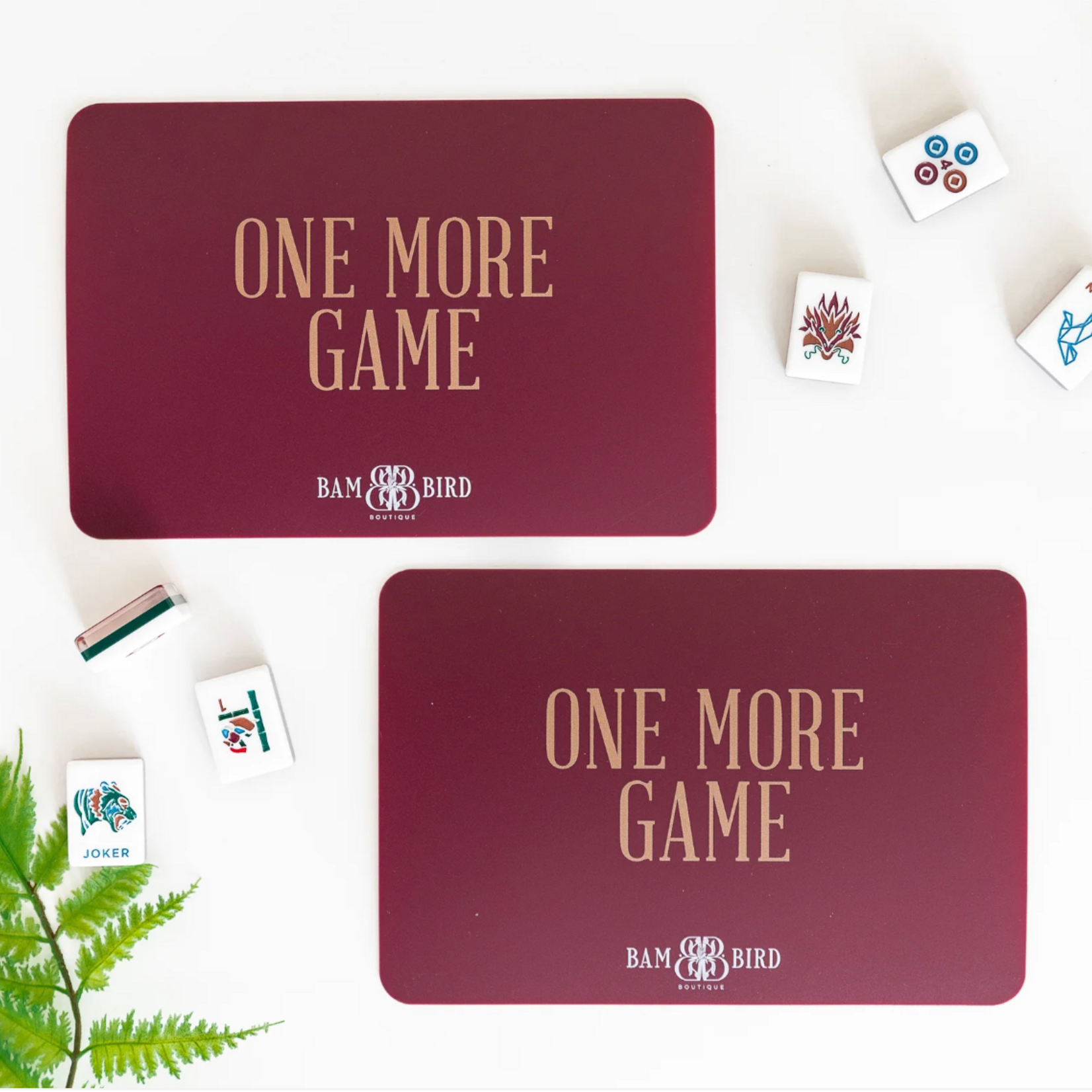 Bam Bird Boutique Berry- ONE MORE GAME Shufflers